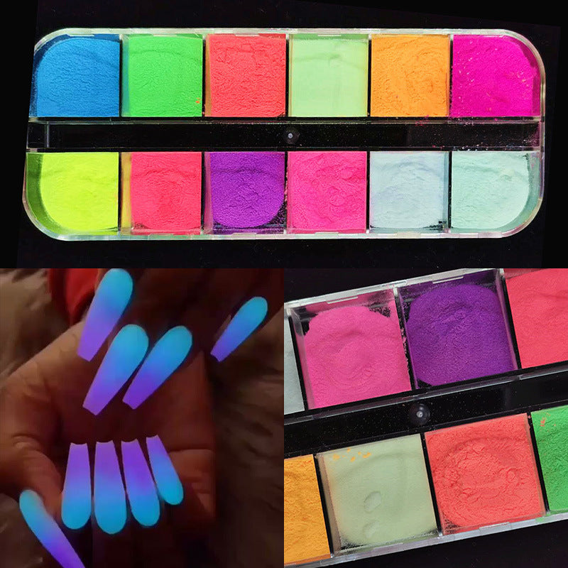 Poudre à Ongles Sirène Aurore Effet Paillettes