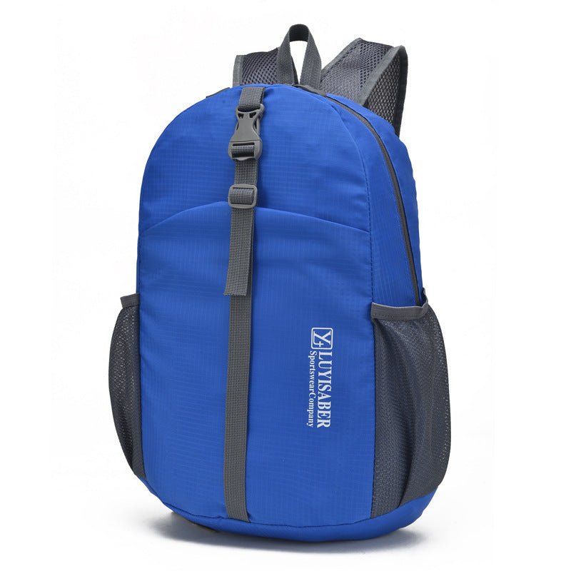 Sac à dos de randonnée pliable en nylon imperméable et léger pour sports de plein air