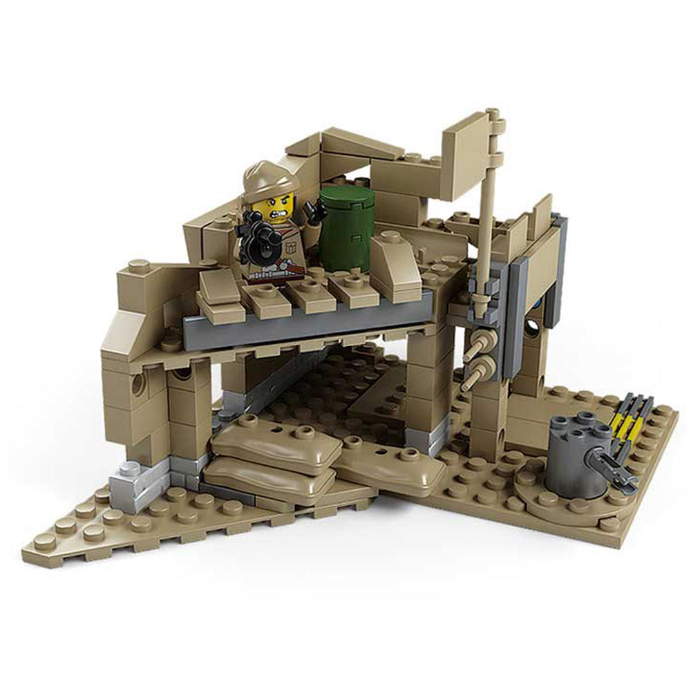 New 10000 tank toy Children's wisdom to assemble children's military building blocks 2 kinds of modeling