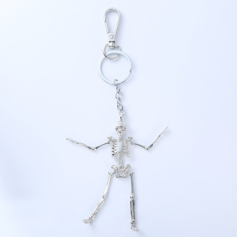 Mobile skeleton keychain