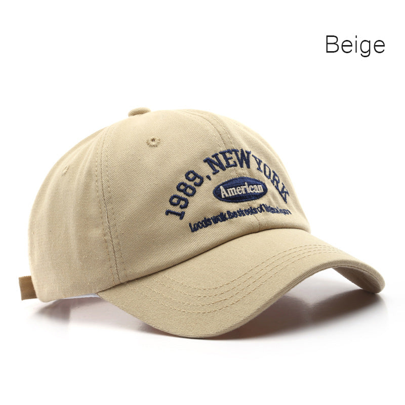 Casual Versatile Curved Brim Sunscreen Baseball Hat