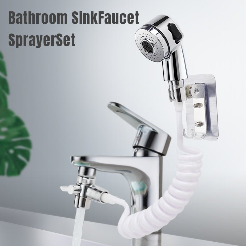 Robinet de douche avec distributeur de shampoing externe
