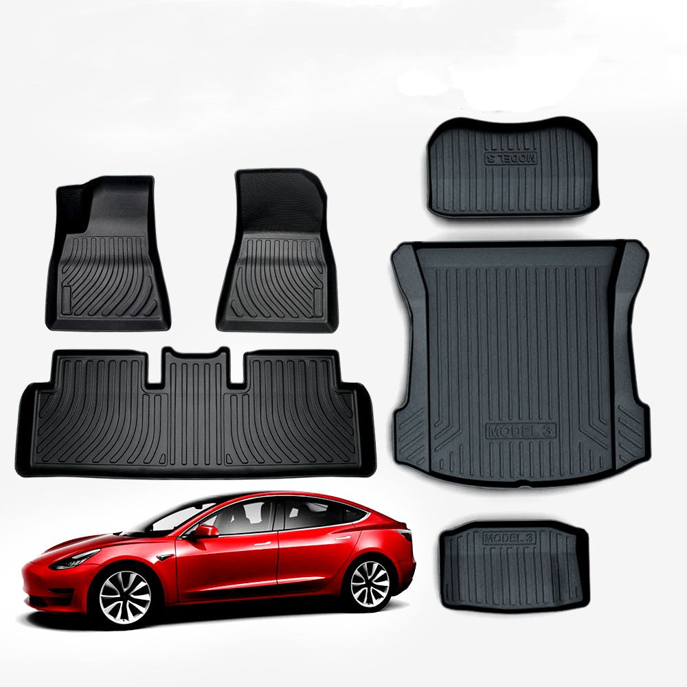 Convient aux tapis de sol de voiture Tesla