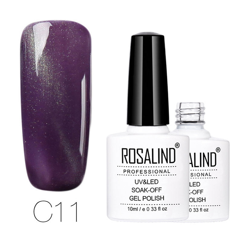Vernis à ongles gel photothérapie effet œil de chat 30 couleurs