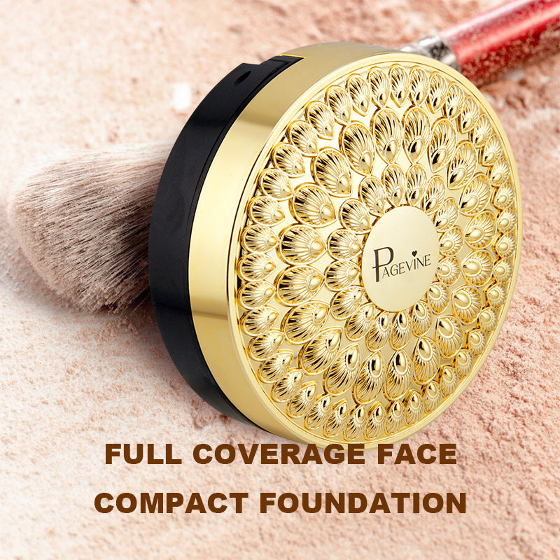 Peacock 24k Gold Diamand Repair Double Layer Powder
