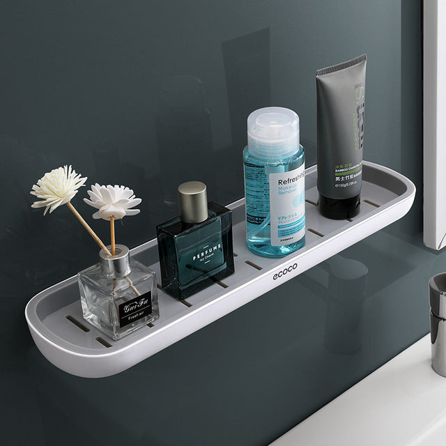 Meuble de rangement WC pour salle de bain, sans perçage, support mural