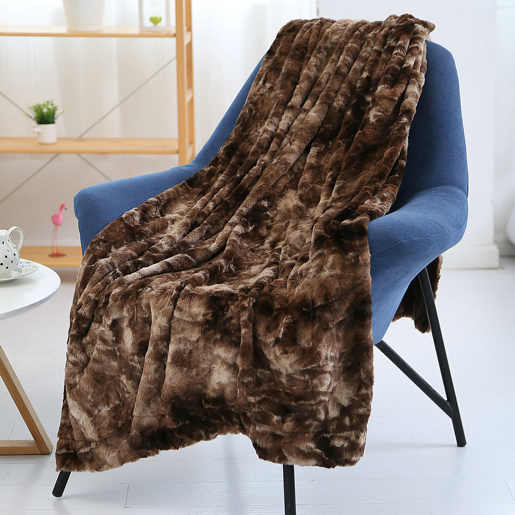 Couverture polaire flanelle en peluche