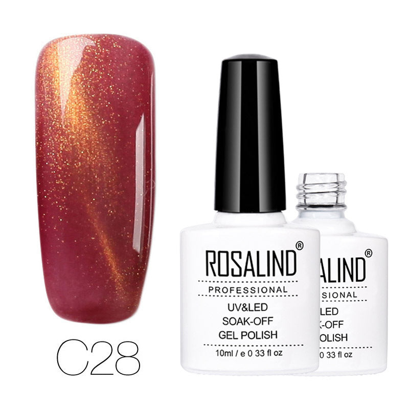 Vernis à ongles gel photothérapie effet œil de chat 30 couleurs