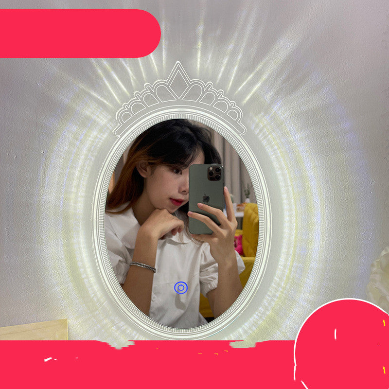Makeup Mirror Little Fairy Household Veil Filling Mirror