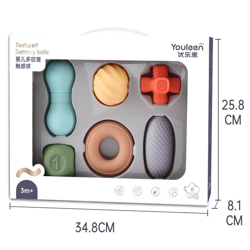 Baby Early Education Grasping Training Teether Chewable Toy
