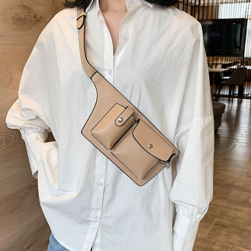 Net red wild shoulder chest bag waist bag
