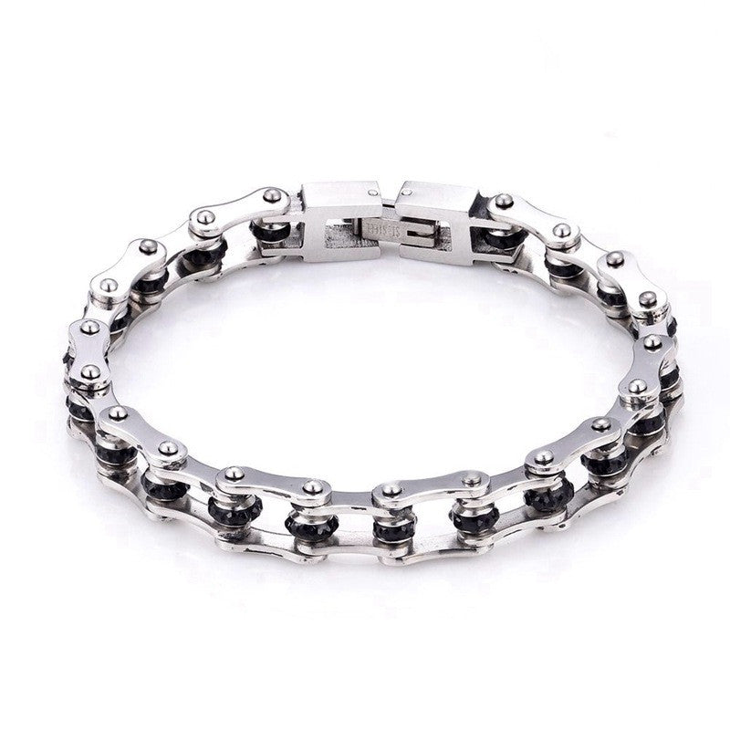 Women's Fashion Stainless Steel Bicycle Bracelet