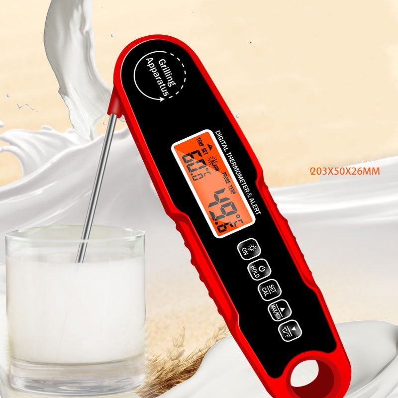 Kitchen folding thermometer