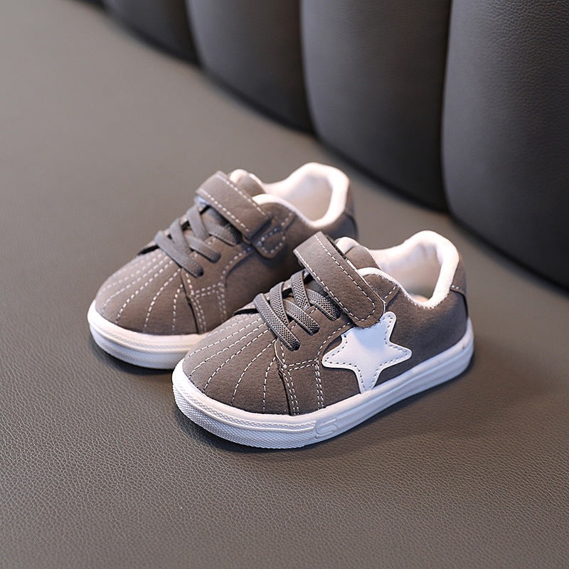 New Children's Casual Soft-soled Boy Star Shoes
