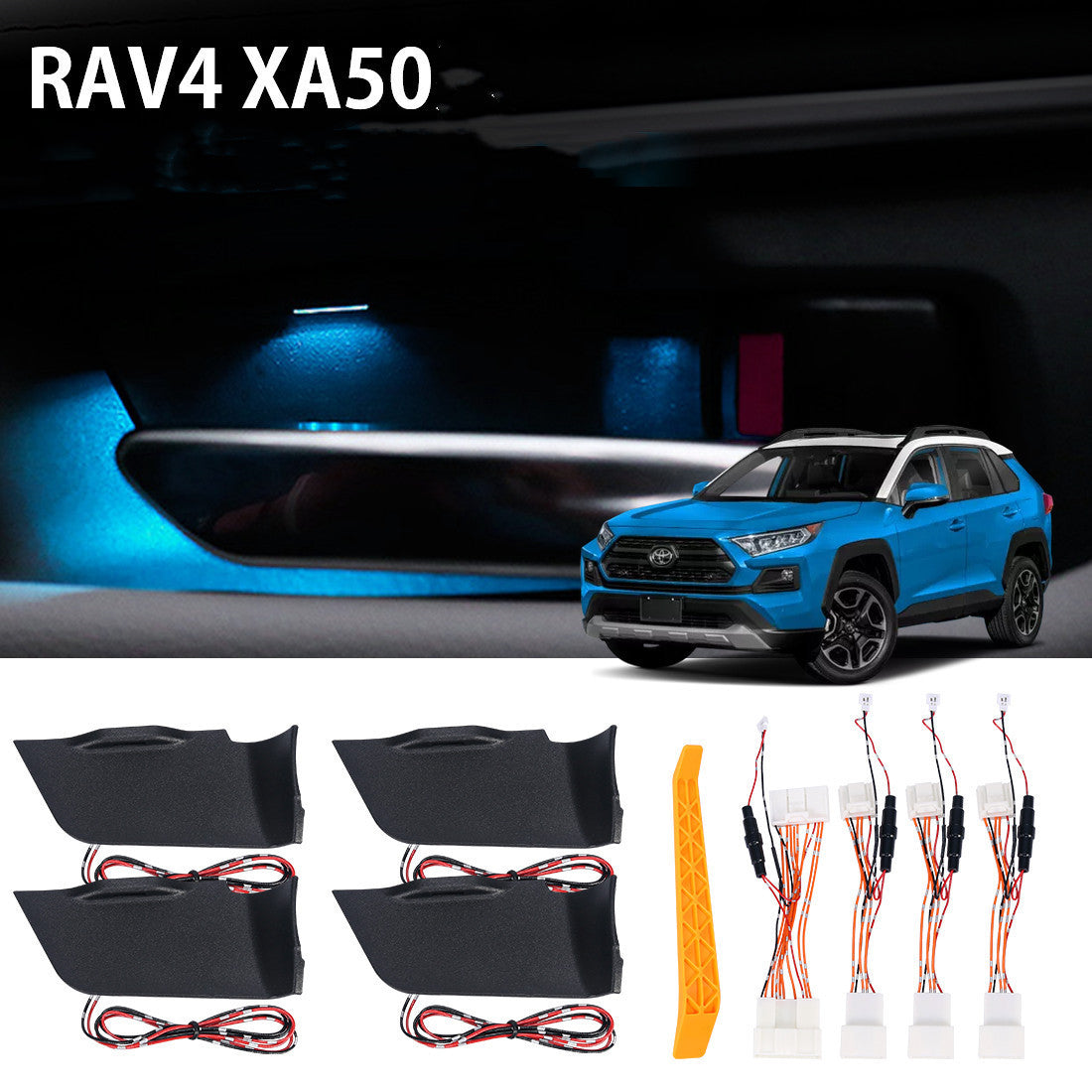 Door Wrist Light Ice Blue LED Atmosphere Wrist Light