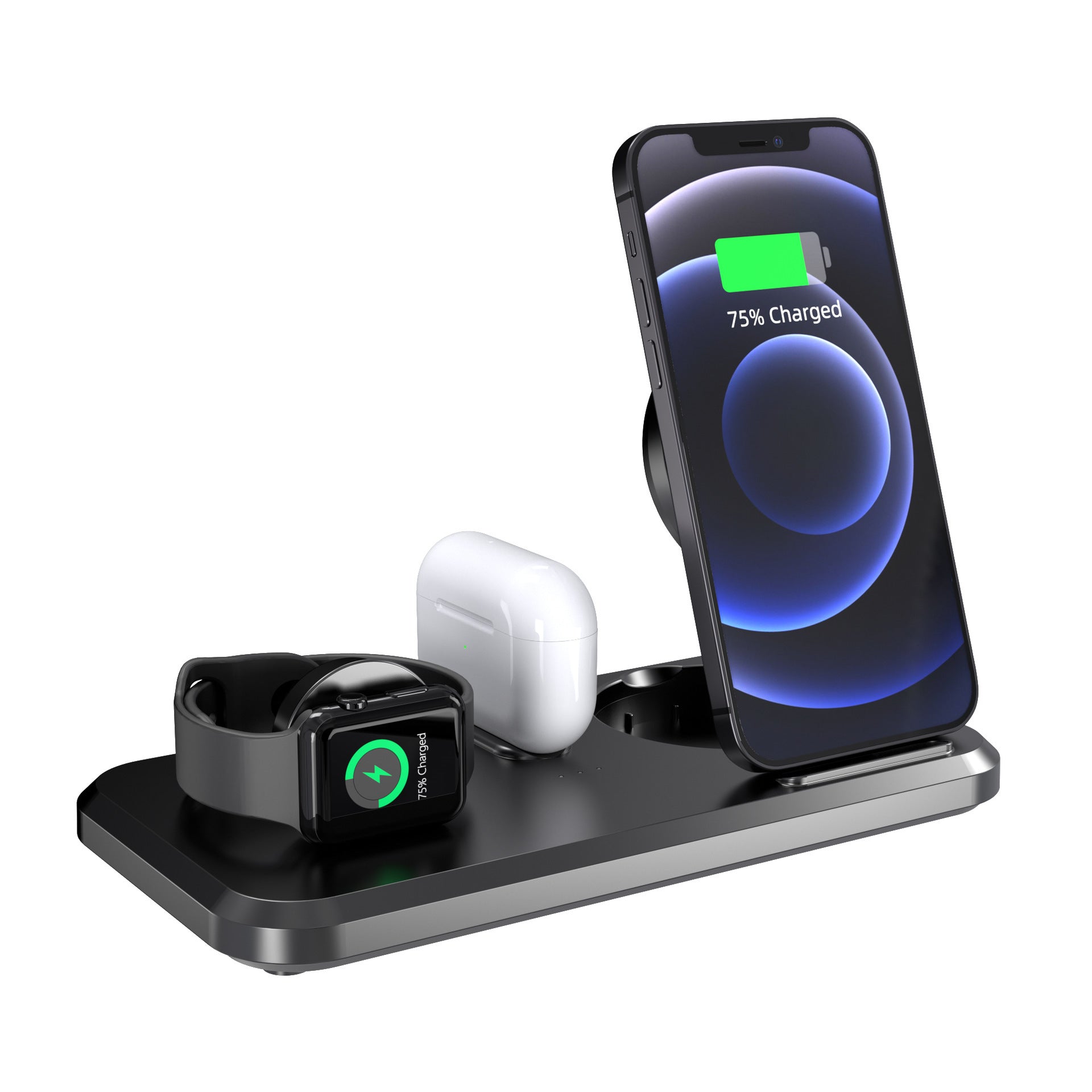 Double Folding Multifunctional Three-in-one Wireless Charger
