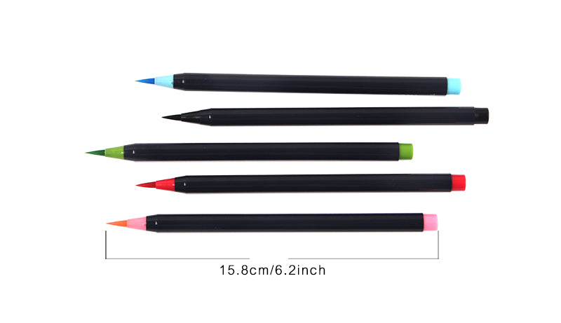 20 color watercolor soft brush set