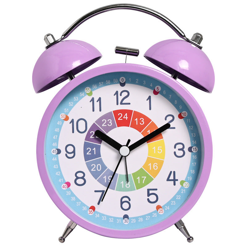 Silent Desktop Creative Cartoon Luminous Alarm Clock