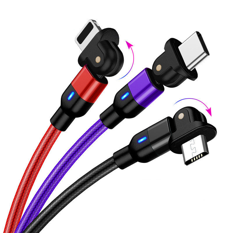 180 degree data cable