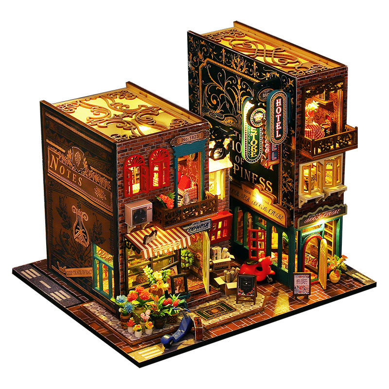 Maison de campagne DIY Scarborough Art House Cadeau DIY Jouet Maisonnette Book Stand