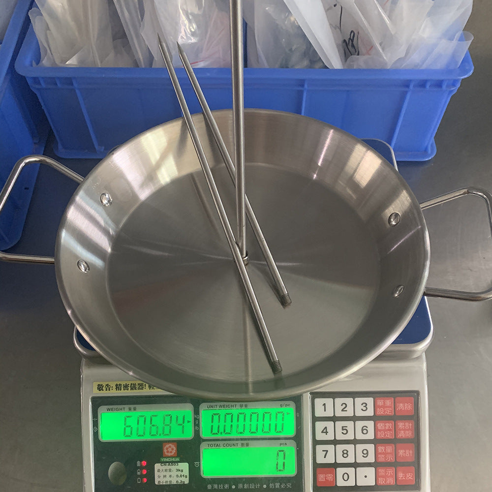 Accessoires de barbecue à vis verticale en acier inoxydable