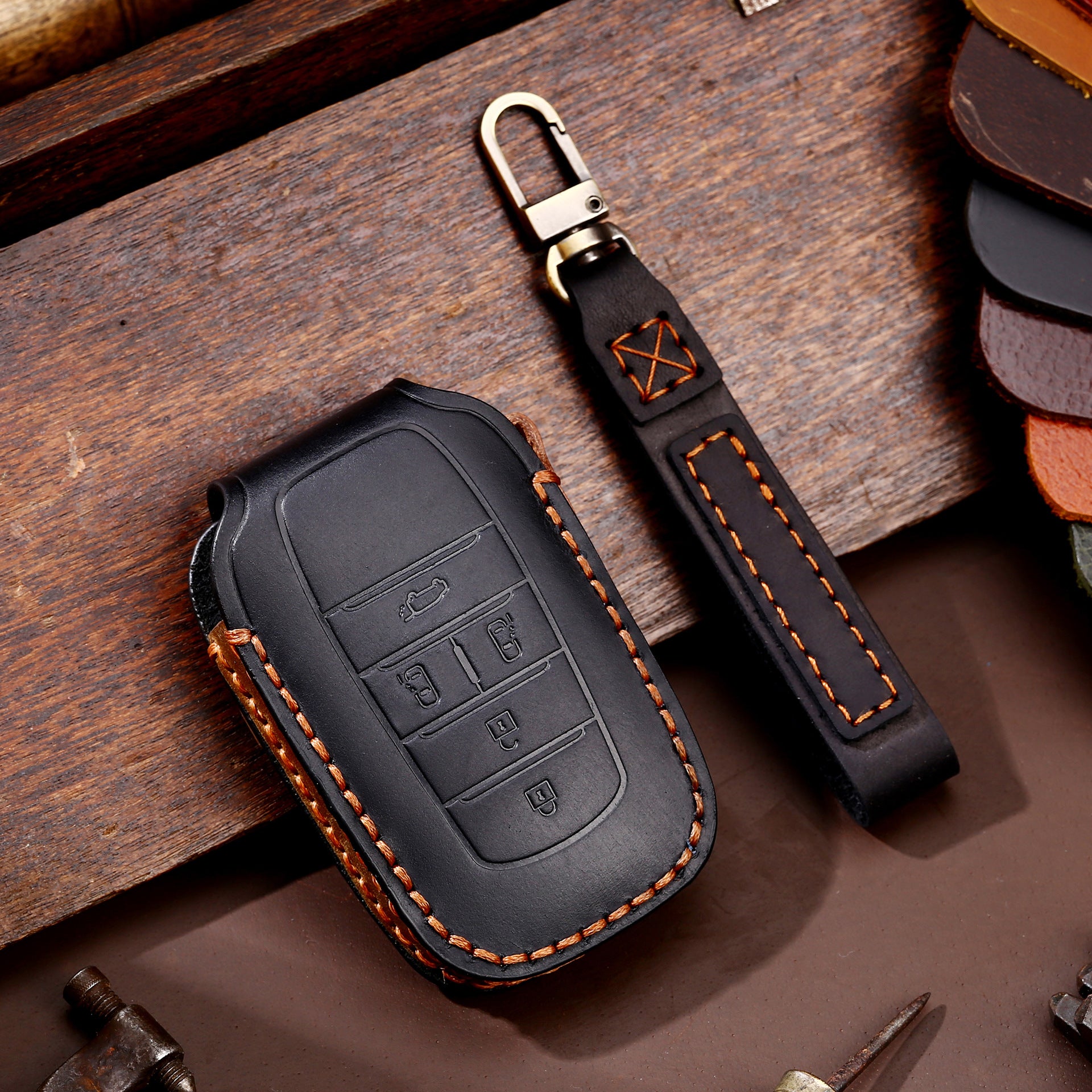 High-end Car Key Genuine Leather Key Cover