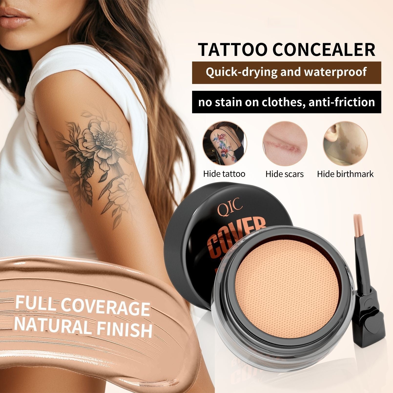 Air Cushion Tattoo Concealer Three-color Waterproof Beauty Makeup