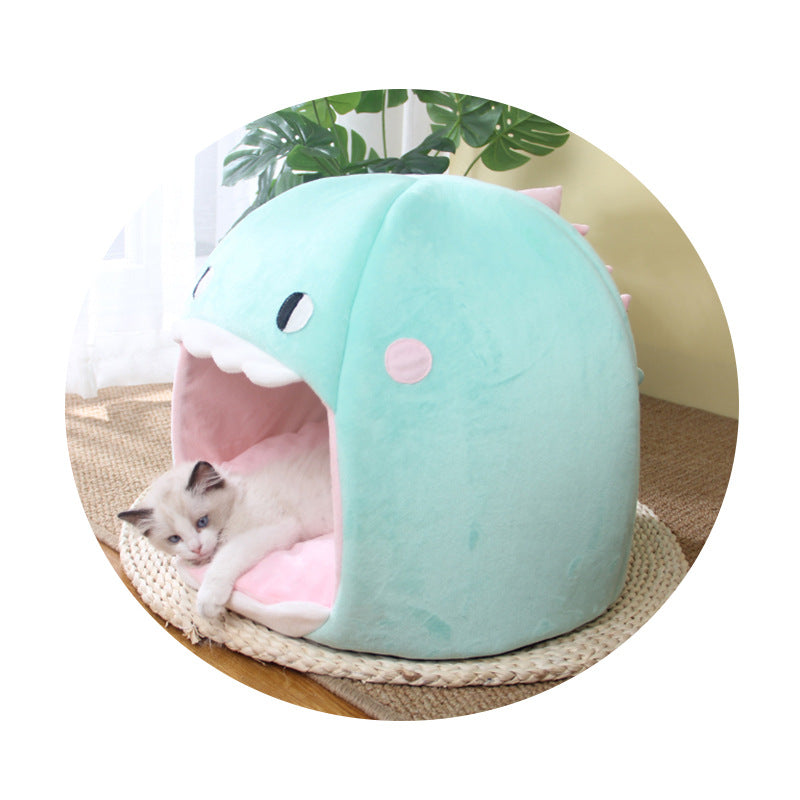 Nouveau Lit pour Animaux Maison Grotte Chat Tente Panier Chien Tapis Chiot