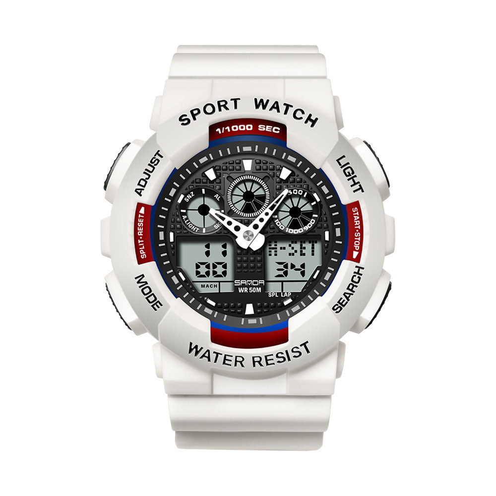 Montre numérique de sport multifonctionnelle étanche pour femmes