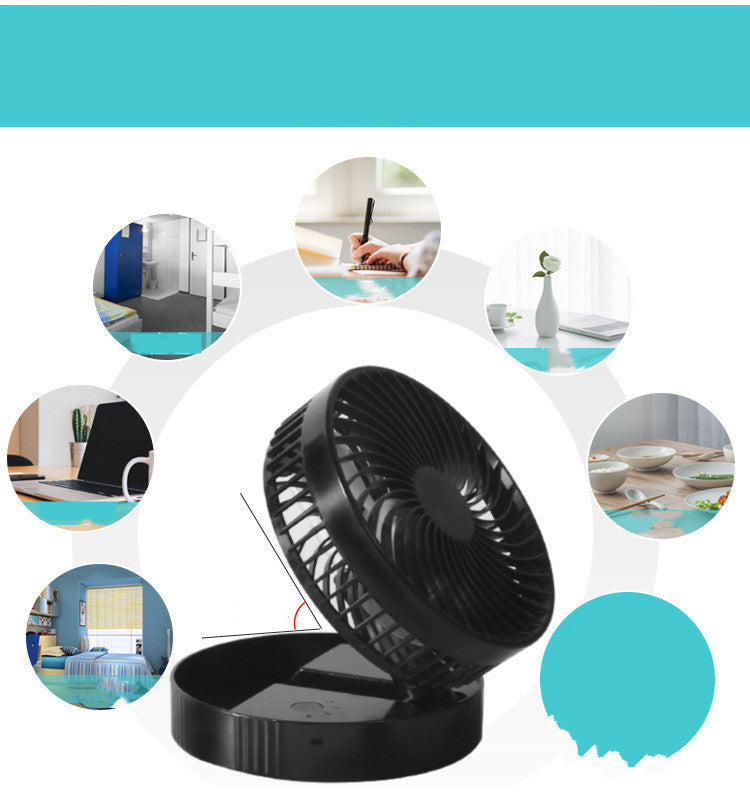 Ventilateur Télescopique Pliable Mini Silencieux Et Portable Usb Pour Dortoir