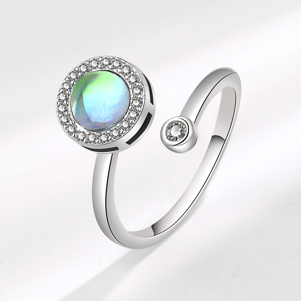 Bague rotative élégante et simple pour femme