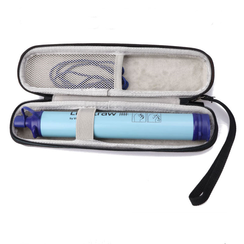 Water Purifier Straw Storage Bag Portable Case Outdoor Travel