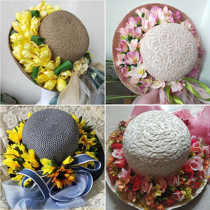 Rural Ribbon Adjustable Sun Protection Straw Hat