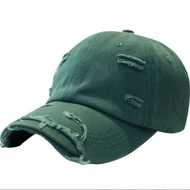 Men's Old Hip Hop Ripped Baseball Hat