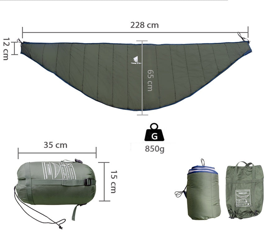 Hamac de camping imperméable, portable, pliable, pour les loisirs en extérieur