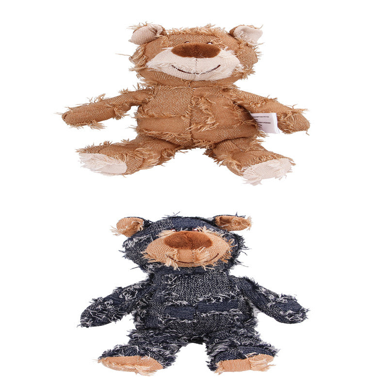 Molar Sound Plush Tooth Cleaning Dog Toy