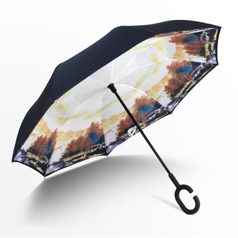 Car reverse umbrella