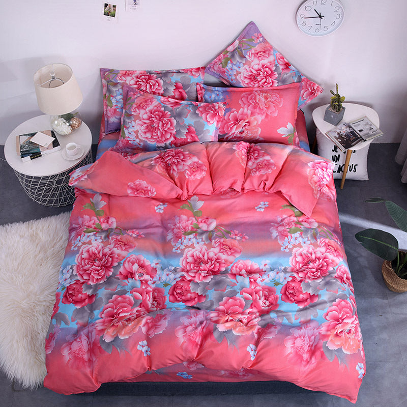 Aloe Vera Cotton Four-piece Summer New Student Dormitory Bedding