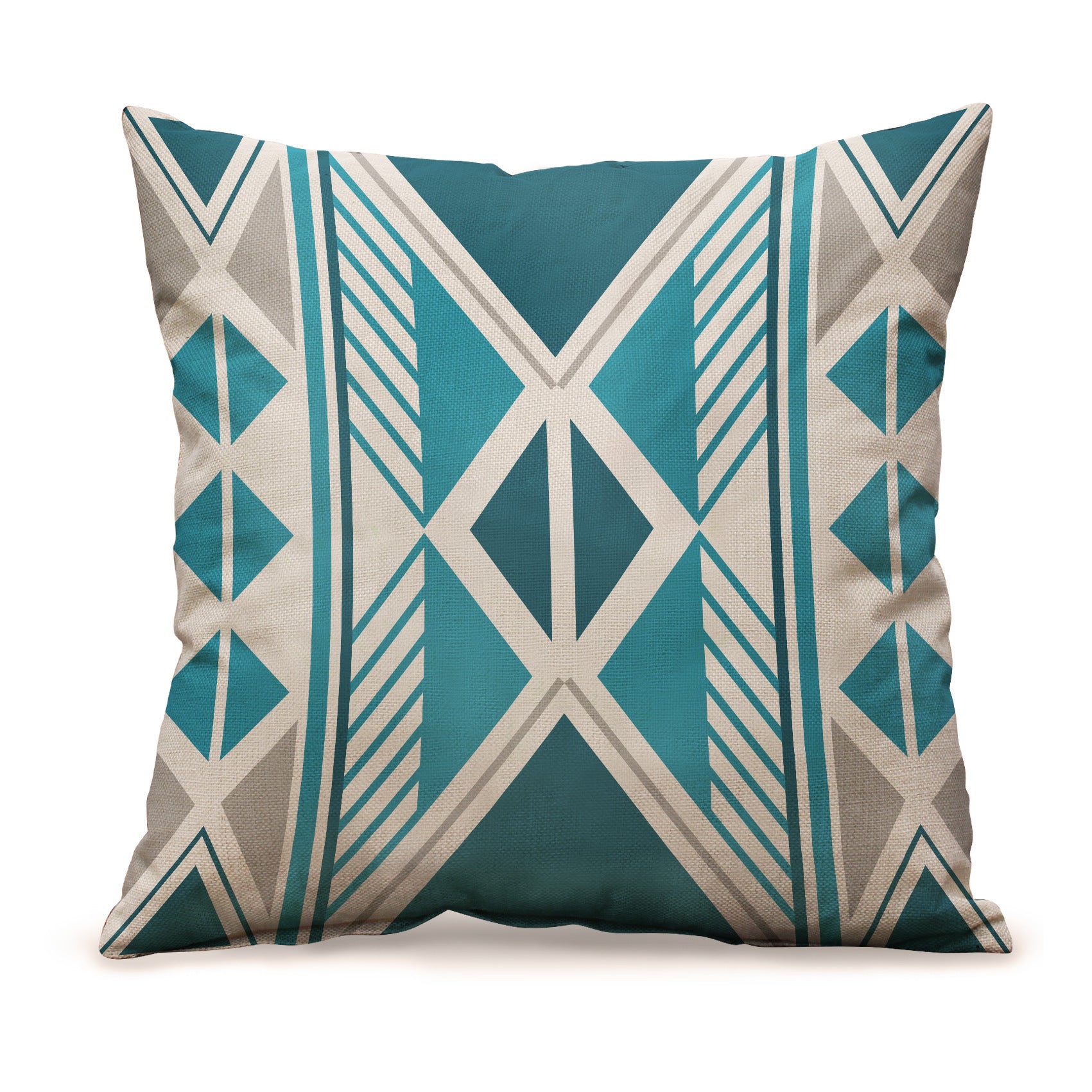 Pillow Cover Linen Cushion Sofa Car Back