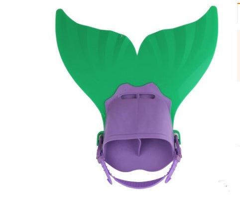Mermaid fins Single whale tail fins Children's jumper shoes Swimming training fins