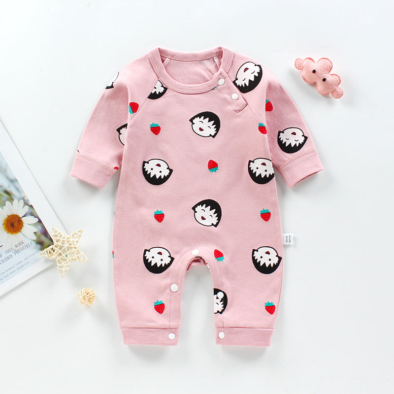 Baby Romper Long Sleeve Cartoon Printing Spring Autumn