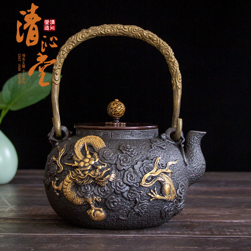 High-end cast iron teapot