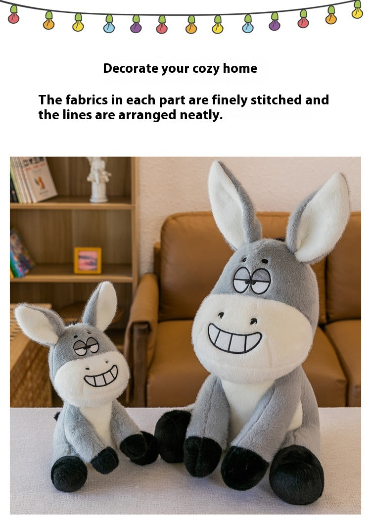 Jouets en peluche Ane Poupée Dormir Lit