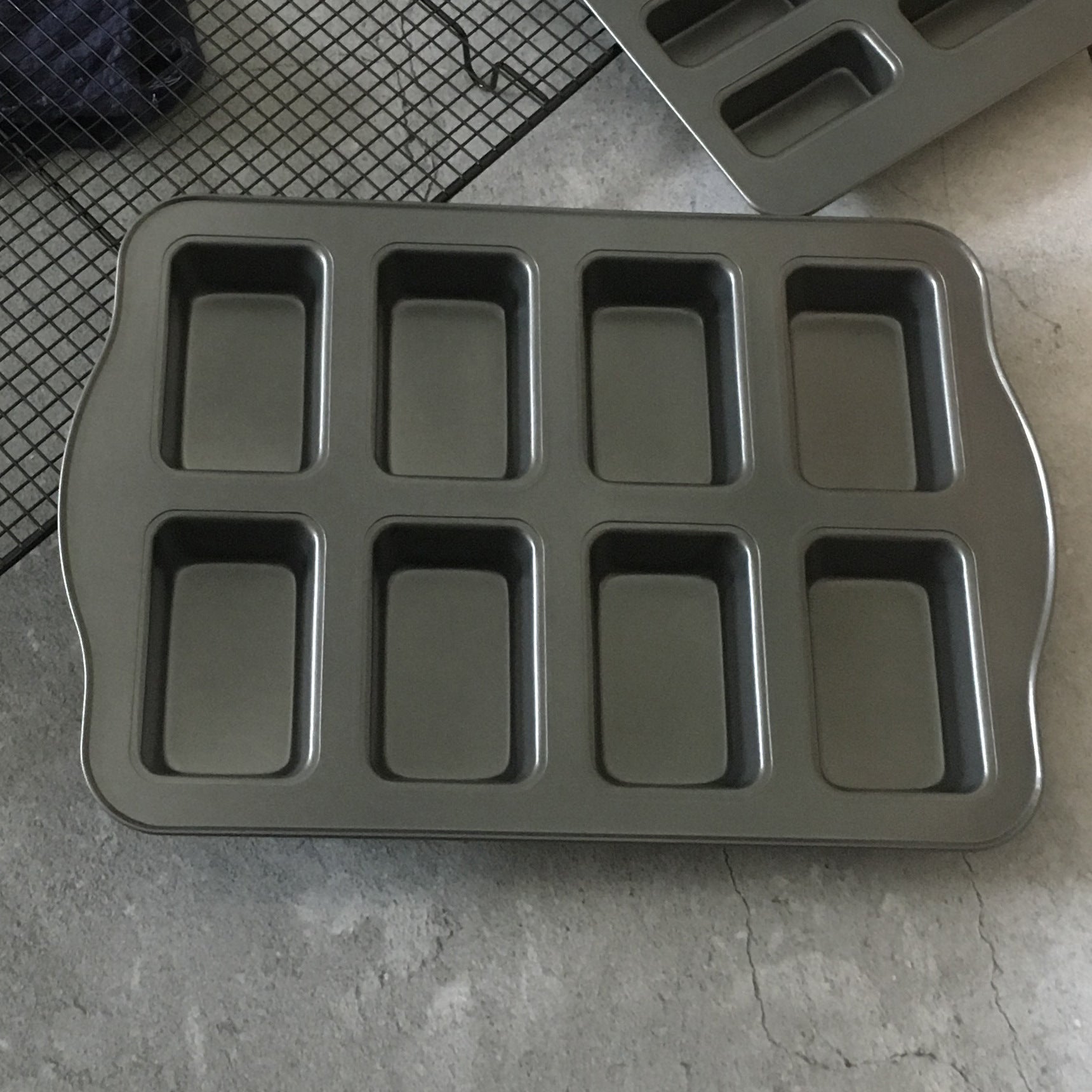 Molde para brownies explosivo para hornear 8 con molde antiadherente para pasteles