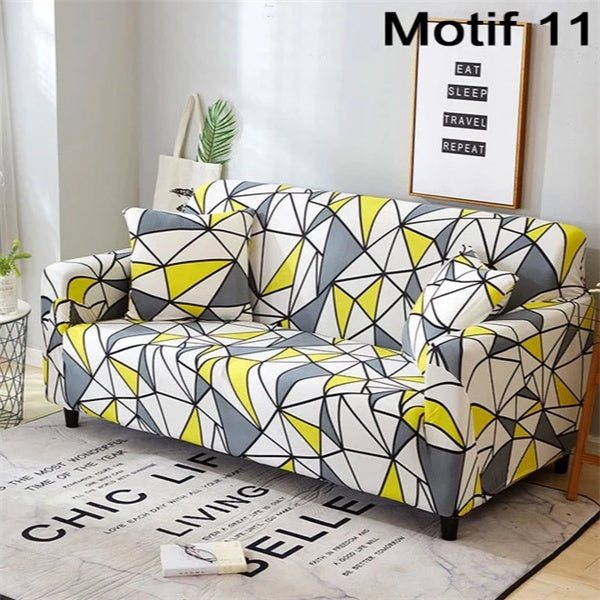 Housse de canapé coussin canapé imprimé housse de canapé