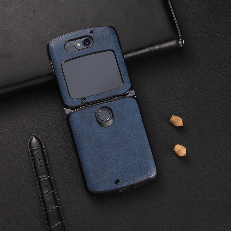 Étui de téléphone pliable en cuir