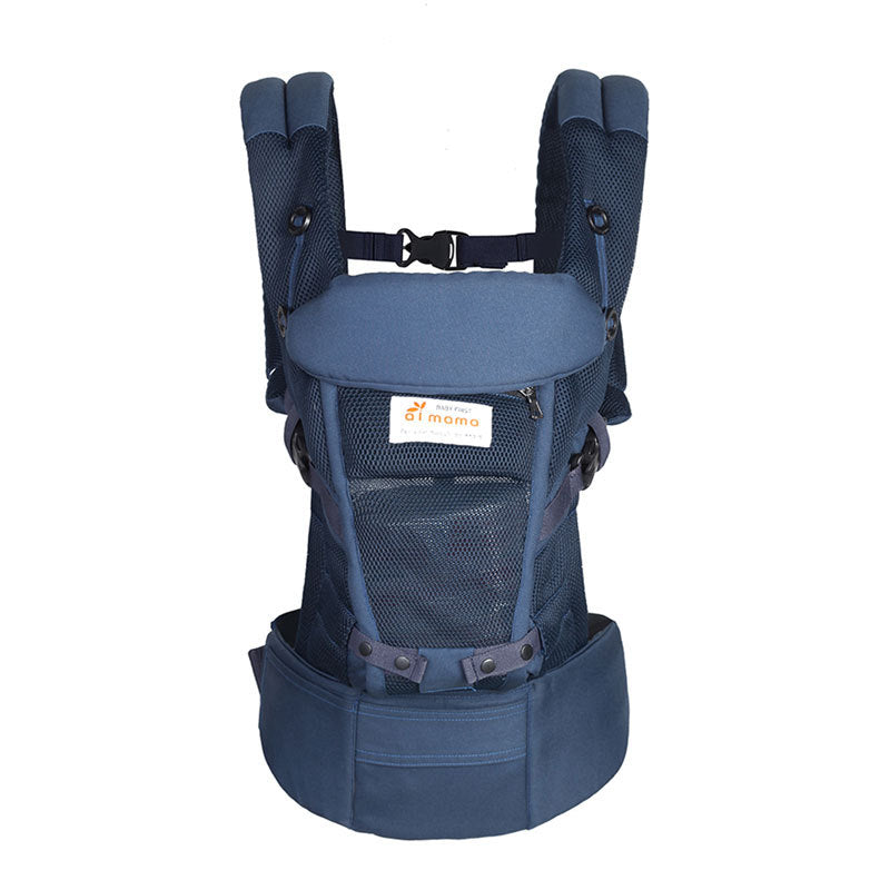 Porte-bébé Ergonomique Réglable Respirant pour Toutes les Étapes avec Tabouret de Taille