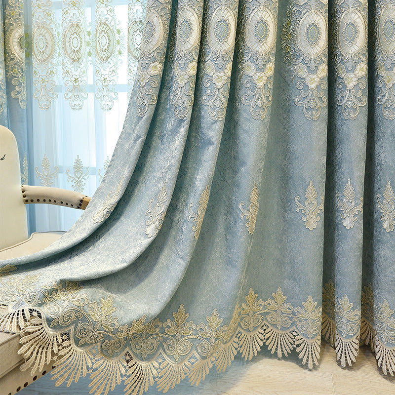 Salon Chambre Broderie Rideau Occultant