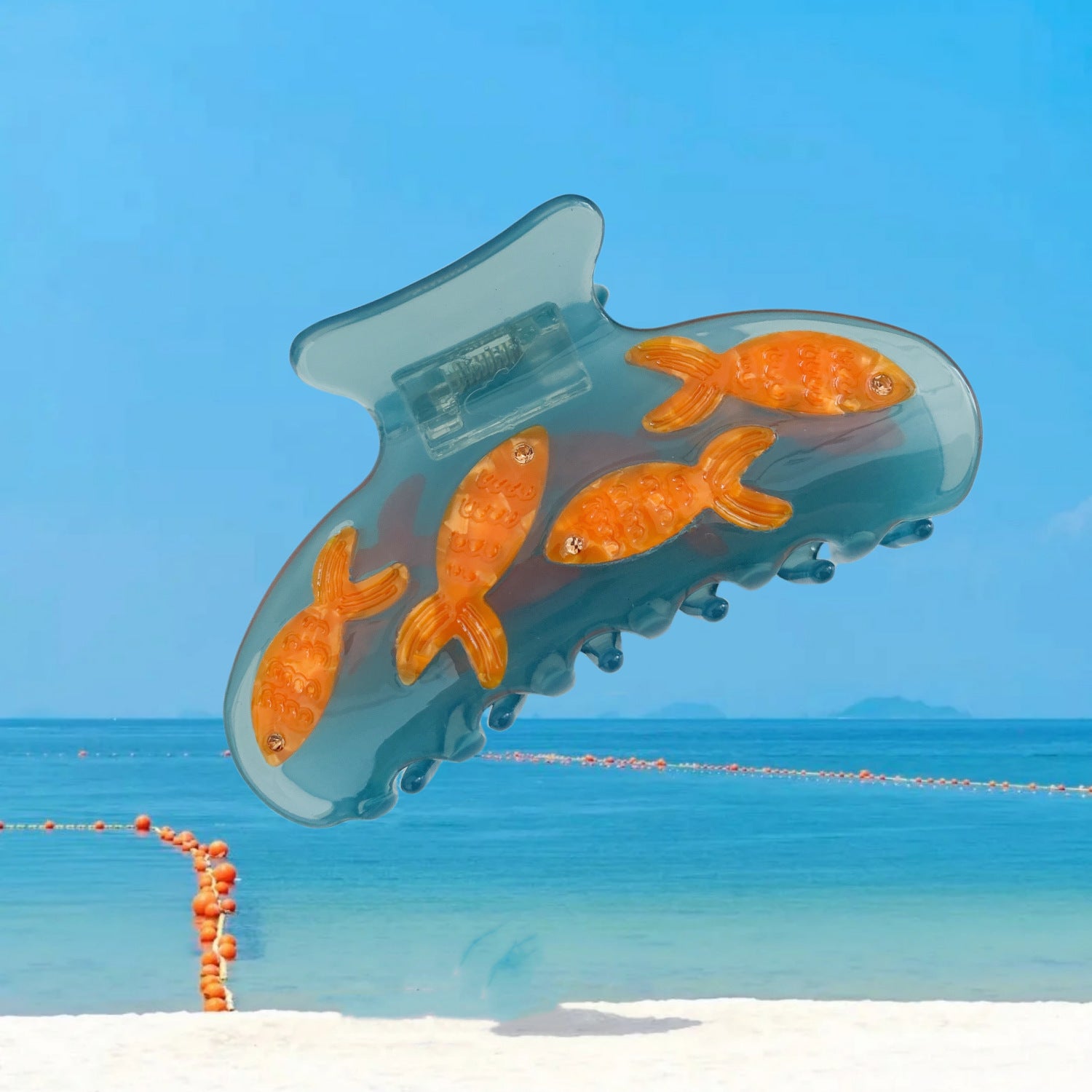 Summer New Marine Series Starfish Octopus Acetate Grip Shark Clip