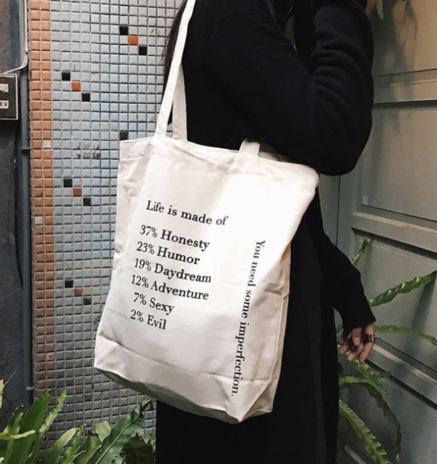 Bag new ins versatile canvas shoulder bag wholesale canvas bag female shopping bag
